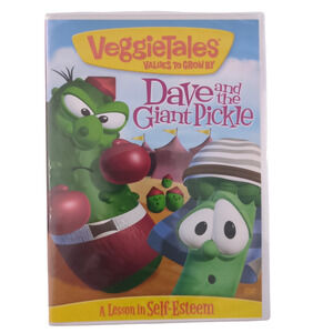 VeggieTales: Dave and the Giant Pickle DVD 1996 A Lesson in Self-Esteem LarryBoy